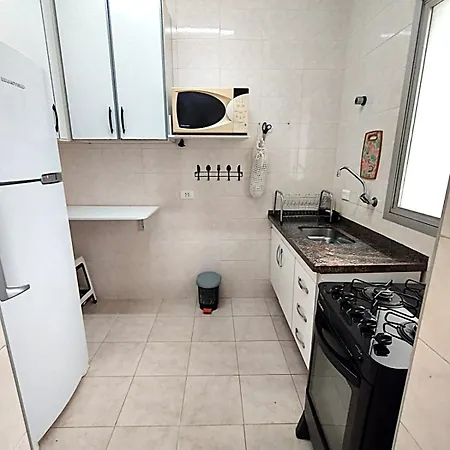 Apartamento Guaruja 5 Minutos Da Praia Do Canto Tortuga Com Wi-Fi Prox Ao Restaurante Rufino'S Exterior photo