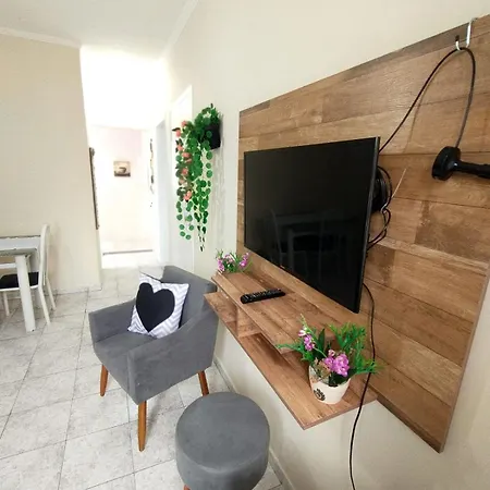 Apartamento Guaruja 5 Minutos Da Praia Do Canto Tortuga Com Wi-Fi Prox Ao Restaurante Rufino'S Exterior photo